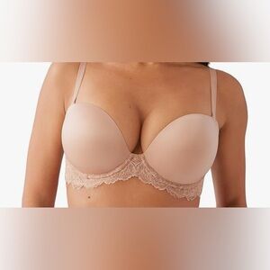 Wacoal Self-Assured Push Up Underwire Strapless Bra. Size 34D. Roebuck. NWT!